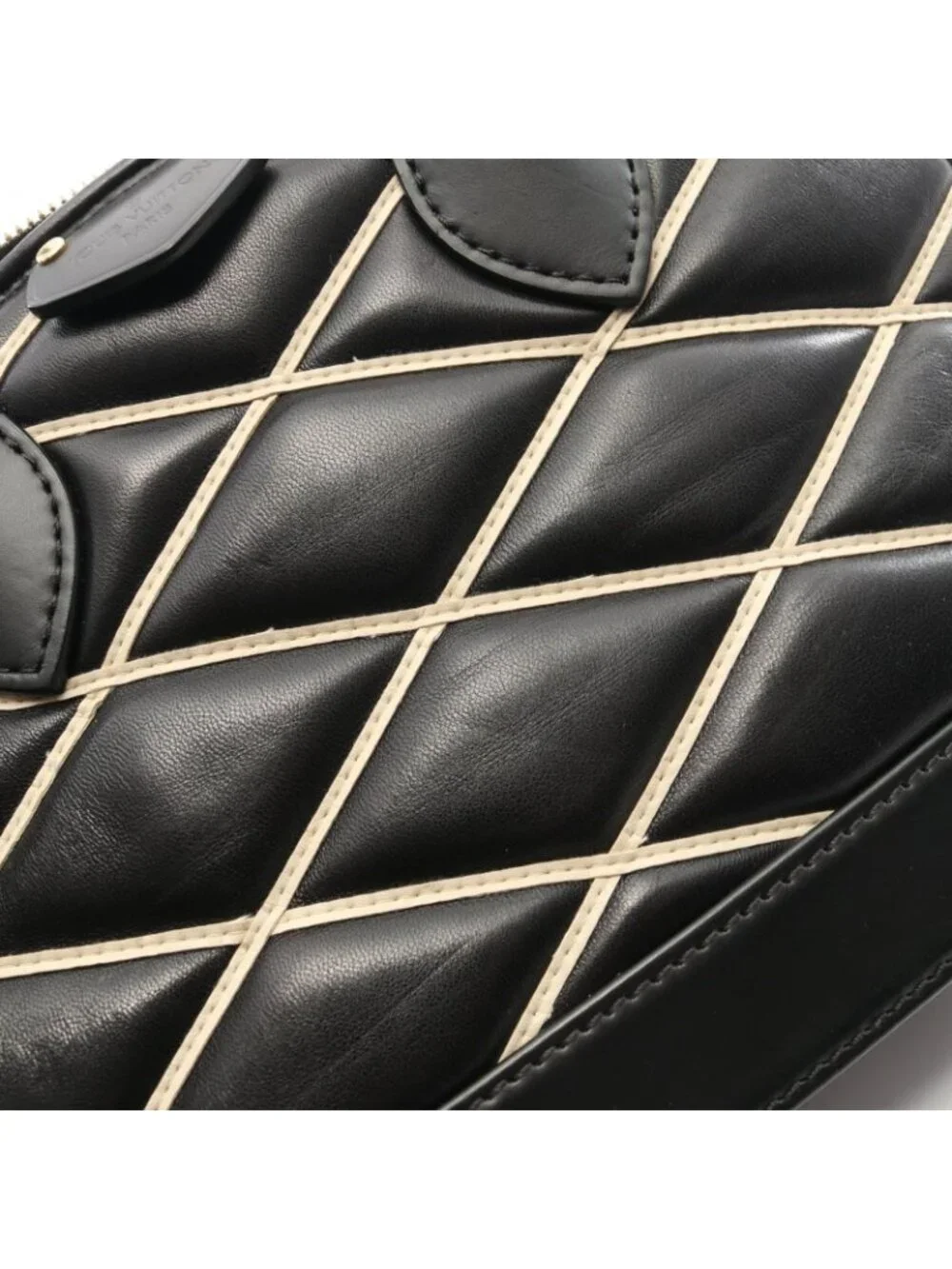 Louis Vuitton Handbag Alma BB Maltage Noir 2-Way Leather